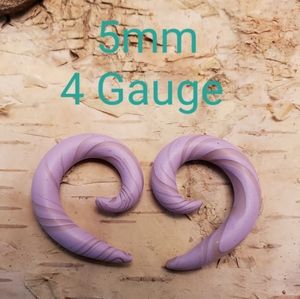 4 Gauge earring 6mm plug handmade